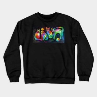 Four pussicats Crewneck Sweatshirt